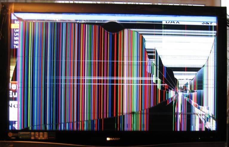 آسیب دیدگی تلویزیون LCD و LED